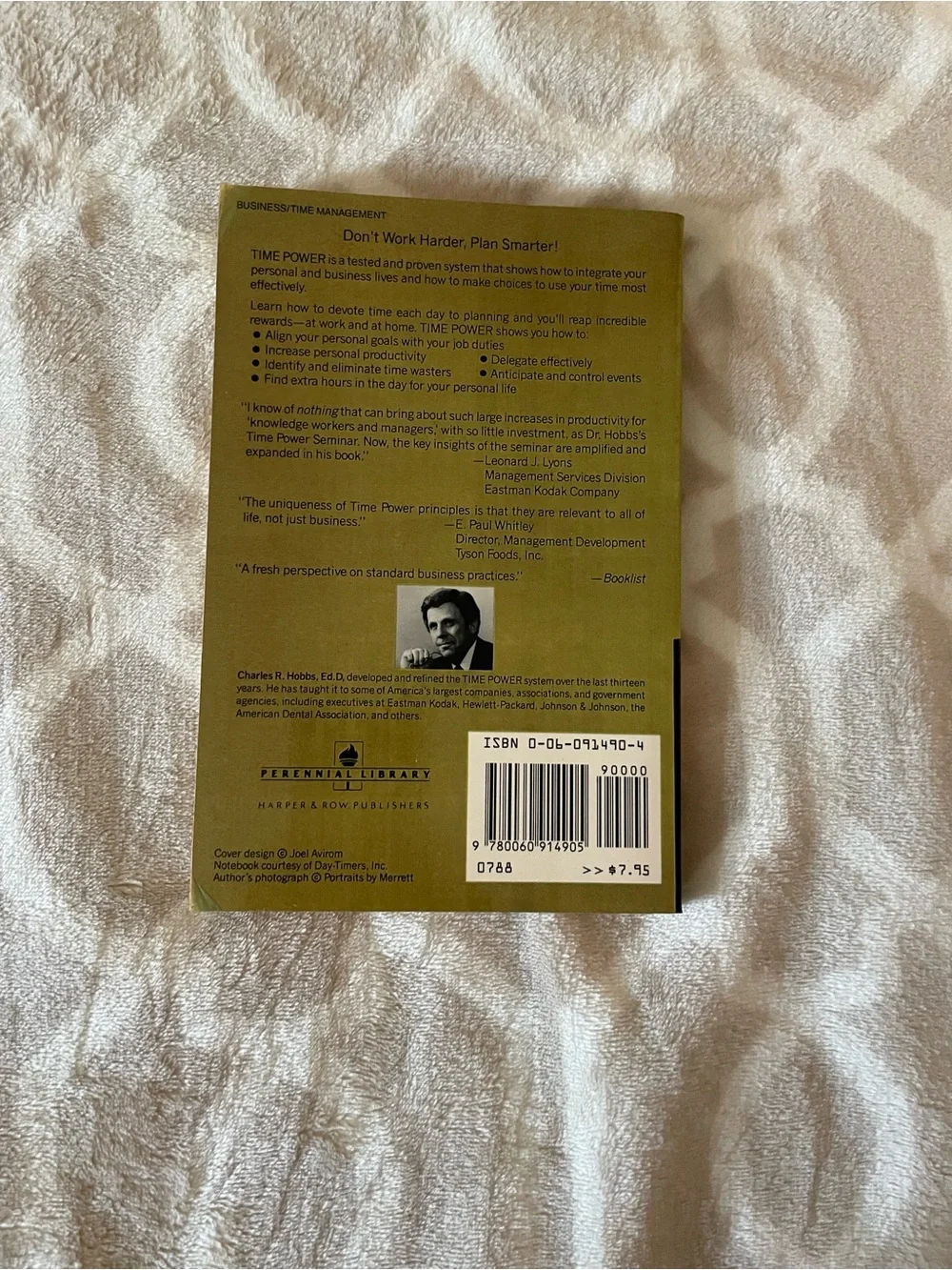 Time Power by Charles R. Hobbs - Olive Green Paperback